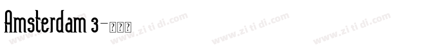 Amsterdam 3字体转换